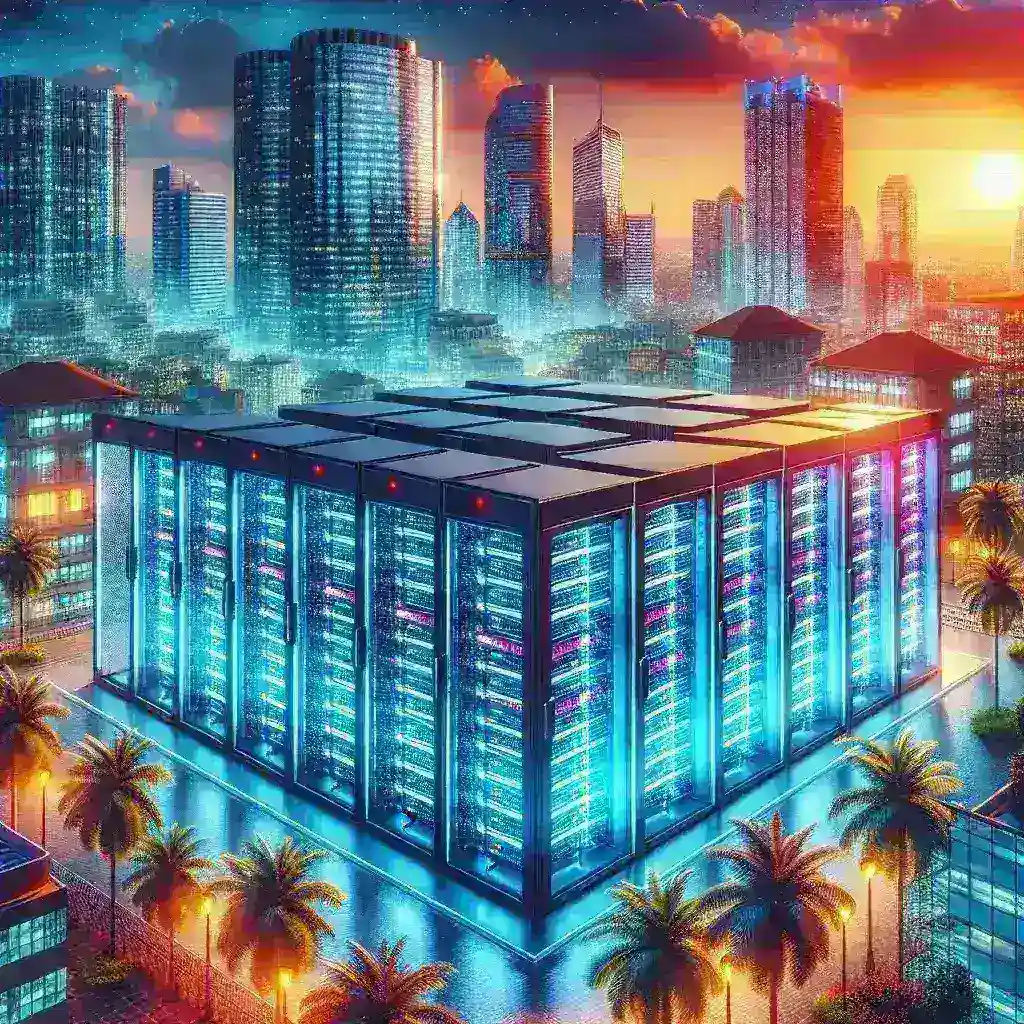 "BDx Data Center in Jakarta Achieves Certification as Central Data Hub - Modern facility showcasing advanced infrastructure for reliable data management."